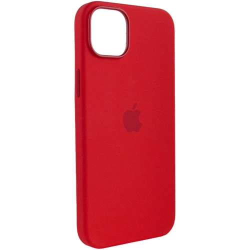 Чехол для iPhone TPU Silicone case with Magsafe Red for iPhone 14 Plus: Материалы Силикон