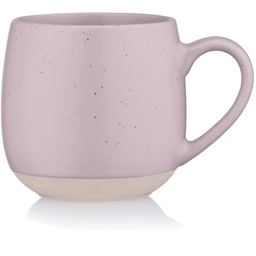 Кружка Ardesto Alcor керамика 450 мл Розовый (AR3475RP): Форма круглая