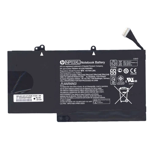 Батарея для ноутбука HP Compaq HSTNN-LB6L 11.4V Black 3720mAh Orig