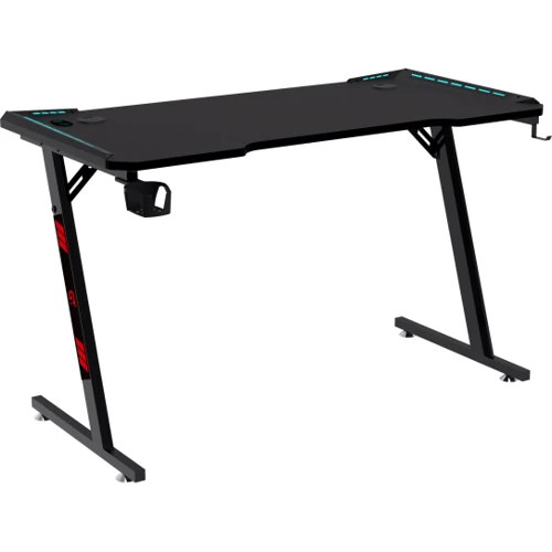 Геймерський стіл GT Racer 120x60x73 см Black (T-1242)