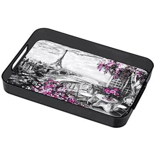 Поднос Поднос серивировочный HEREVIN PARIS 42x26x4см с ручками (161146-001)