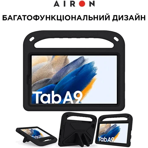 Аксесуар для планшетних ПК Airon Premium EVA Black для Samsung X115 Galaxy Tab A9: Сумісність X115 Galaxy Tab A9
