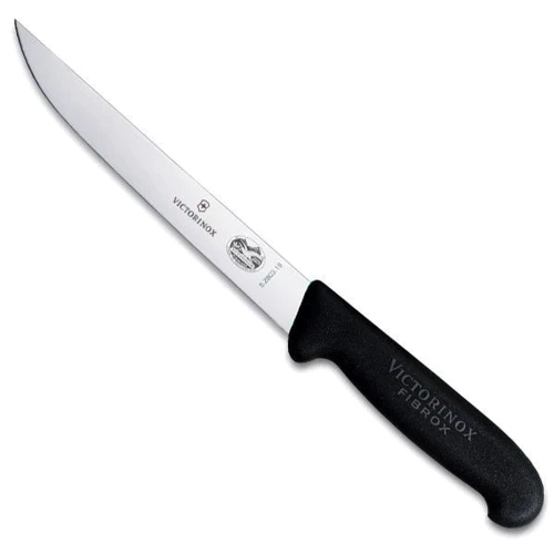 Кухонный нож Victorinox Fibrox Carving 18см с черн. ручкой (52803.18)
