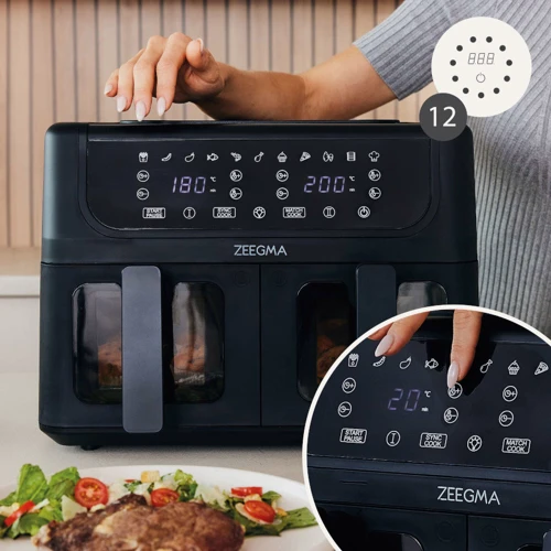 Фритюрница Zeegma Dual 9л Black