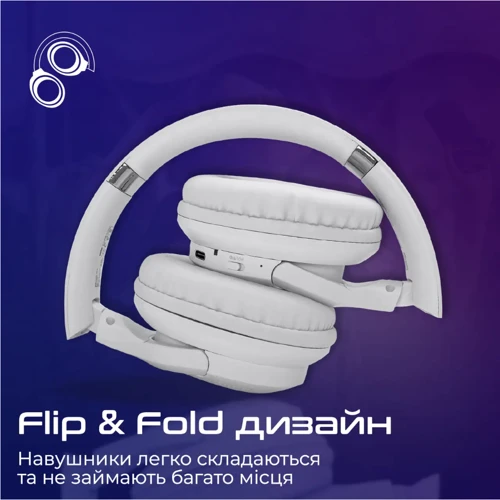 Наушники Promate LaBoca Pro White (laboca-pro.white): Время работы, ч 24