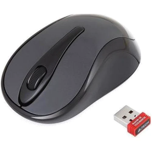 Мышь A4 Tech G3-280A (Grey): Интерфейс подключения Wireless