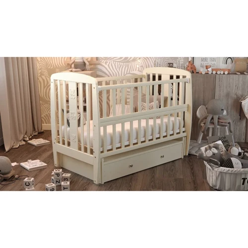 Детская кроватка Babyroom Друзья маятник DDMYO-3 слоновая кость (626197)