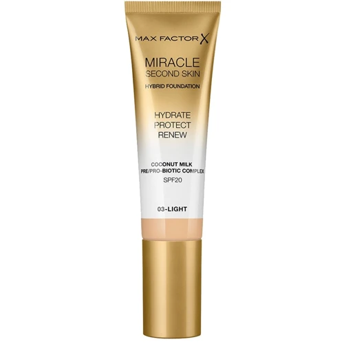 Max Factor Miracle Second Skin №03 Ligt Тональна основа 30 ml