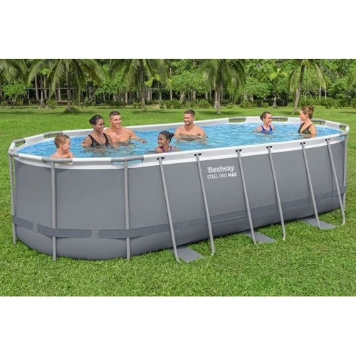 Бассейн Bestway каркасный овальный 549x274x122 см (56710) фото 2