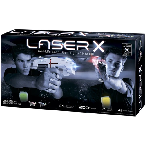 Ігровий набір для лазерних боїв - Laser X Для Двох Гравців (2 бластера, 2 мішені) (88016): Виробник Laser X