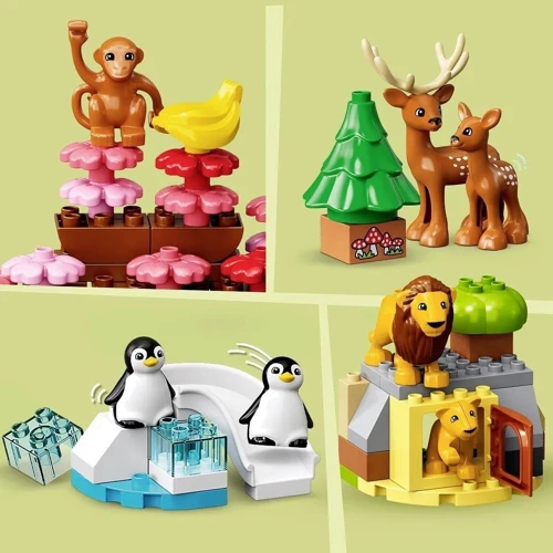 Конструктор LEGO DUPLO Town Дикие животные мира 140 деталей (10975) фото 6