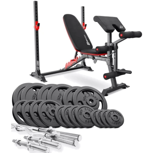 Скамья для жима и пресса Hop-Sport STRONG 146 кг HS-1095 (UT-10000700)