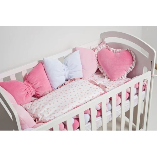 Постільний комплект Twins Love 4020-TL-08 6 ел. рожевий