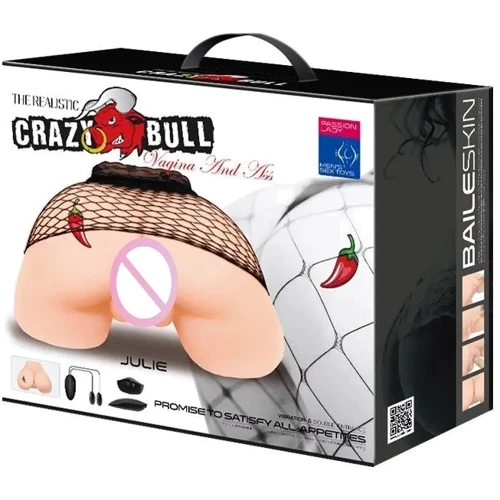 Мастурбатор с двойной вибрацией LYBAILE Crazy Bull - JULIE (BM-009104Z-1)