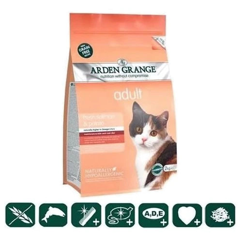 Корм для кошек Arden Grange Adult Cat Fresh Salmon and Potato 0.4 кг