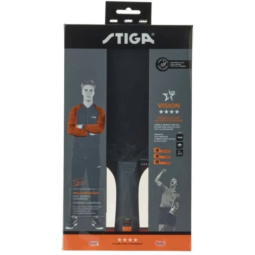Ракетка для настольного тенниса Stiga Vision 4 Star FL (1214-3218-01) (931151)