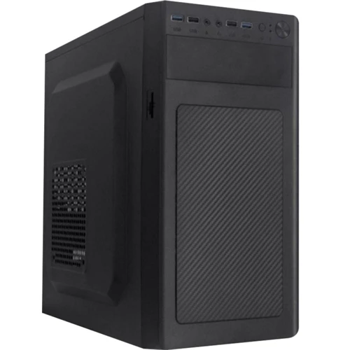 Корпус Logicpower 6116-400W 12см, 2xUSB2.0, 2xUSB3.0, Black