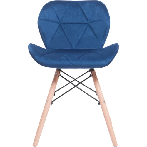 Комплект стільців GT Racer X-D27 Velvet Blue 4 шт.: Матеріал каркаса Текстиль, дерево, метал
