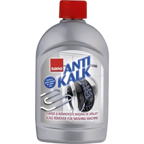 Средство для удаления накипи Sano Anti Kalk For Washing Machines в стиральных машинах 500 мл