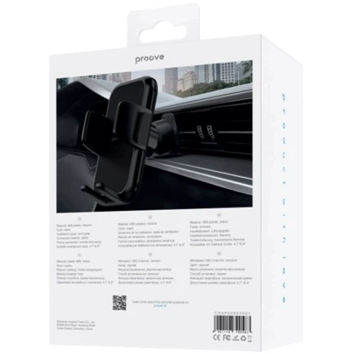 Держатель Proove Car Holder Air Vent Alpha Black (CHAP00000001) фото 5