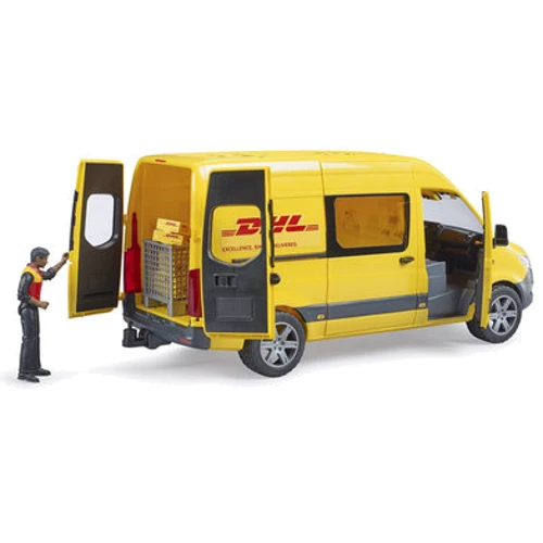 Автомобиль Bruder MB Sprinter курьер DHL с фигуркой (02671)
