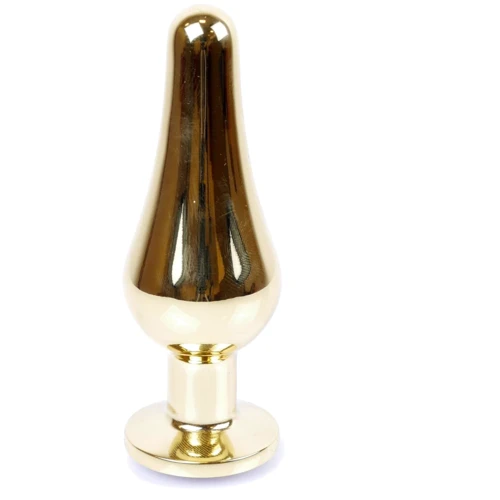Анальная пробка BOSS Series Exclusivity Jewellery Gold Butt Plug Light Blue