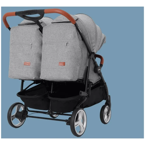 Коляска прогулочная для двойни Carrello Connect Serious Black (CRL-5502): Тип коляски коляска для двойни