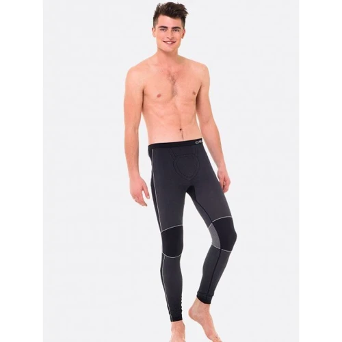 Термокальсони CMP Man Seamless Long Pant (3Y97802-U901) 48-50 (M/L) чорні: Склад Віскоза, поліестер, поліамід