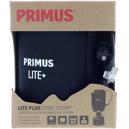 Газовая горелка Система для приготовления пищи Primus Lite Plus Black: Мощность 1500 Вт