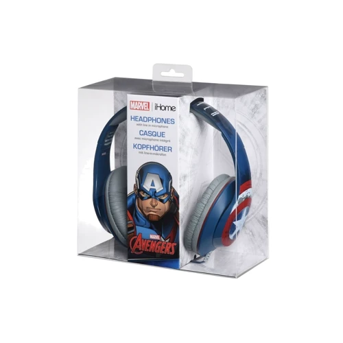 Наушники eKids Marvel Captain America (VI-M40CA.11XV7): Тип конструкции накладные