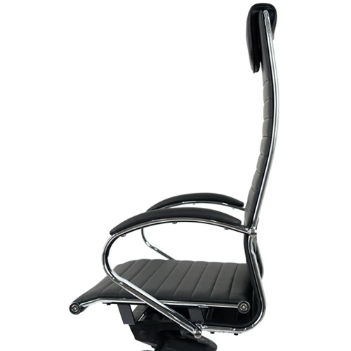 Крісло АКЛАС Сакура MB Чорний (PU Black) (00146349): Оснащення С крестовиной, С колесиками, Подлокотники, Подголовник