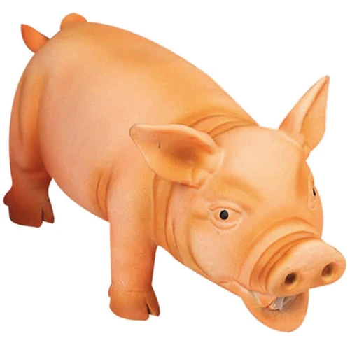 Іграшка для собак Flamingo Swine Orange порося хрюкаючий латекс 22х10х10 см оранжевий (43004)