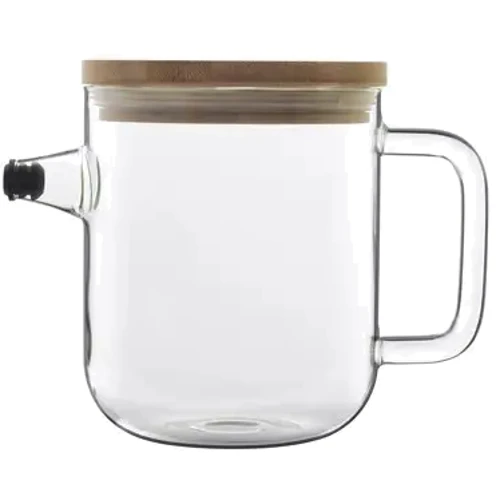 Чайник заварочный Luigi Bormioli Thermic Glass с бамбуковой крышкой 1 л (12921/01)