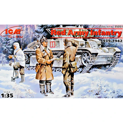 Набор фигурок ICM Пехота РККА (1939-1942) (ICM35051)