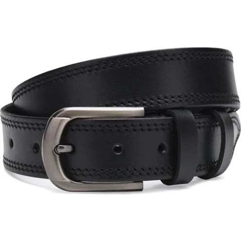 Мужской ремень Borsa Leather черный (Cv1gnn15-115)