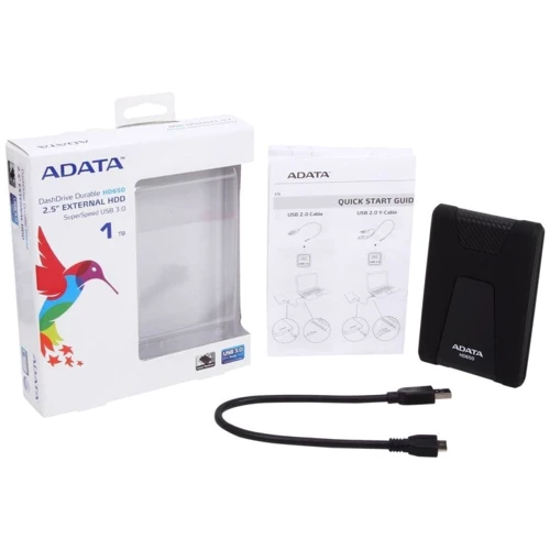 Внешний жесткий диск ADATA HD650 1 TB Black (AHD650-1TU31-CBK) фото 7