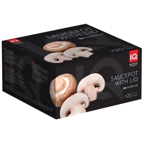 Каструля IQ Be Traditional 20 см 2.7 л (IQ-2045-20): Форма Круглая