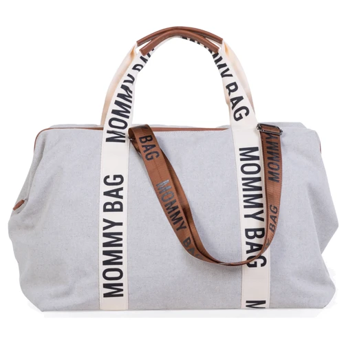 Сумка Childhome Mommy Bag Signature Canvas Off White (CWMBBSCOW)