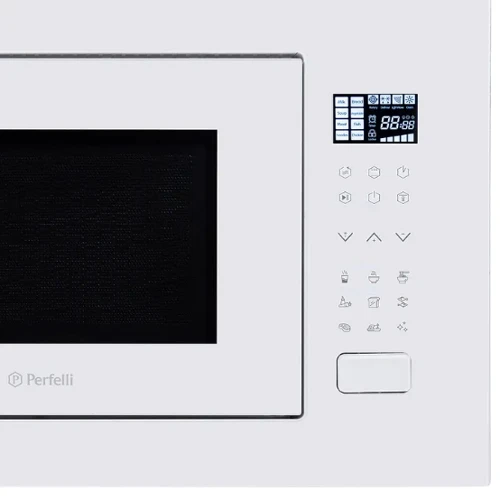 Встраиваемая микроволновая печь Perfelli BM 255S GLW: Внутренний объем 25 л