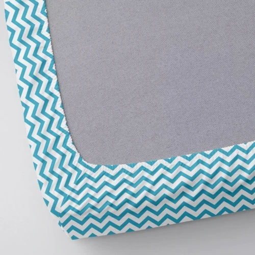 Набор простыней Cosas Zigzag blue/Zigzag grey 120x60 см (4822052023884)