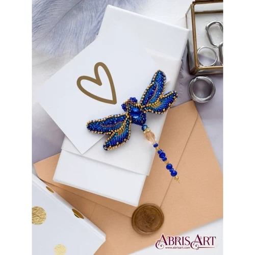 Abrisart AD-073 Набор для вышивки бисером украшения Стрекоза