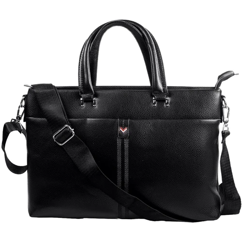 Мужская конференц-сумка Valiria Fashion черная (3DET890-2-2)