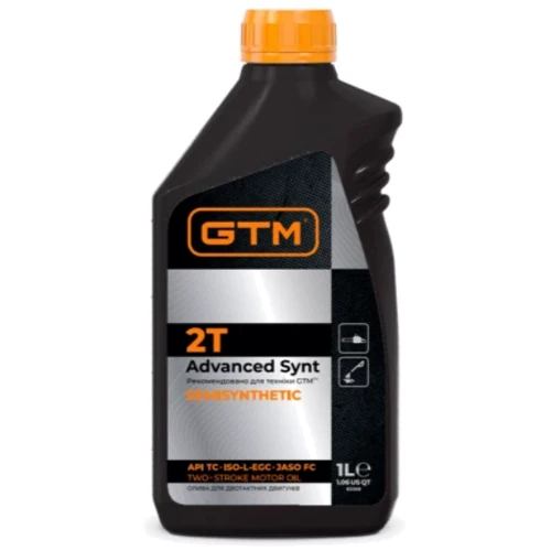 Масло для двухтактного двигателя GTM Advanced Synt 2T 1 л