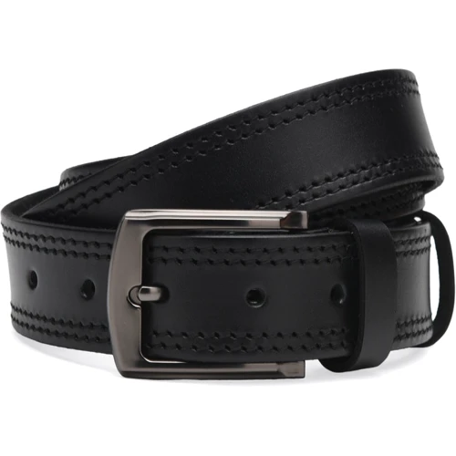 Мужской ремень Borsa Leather черный (Cv1gnn16-115)