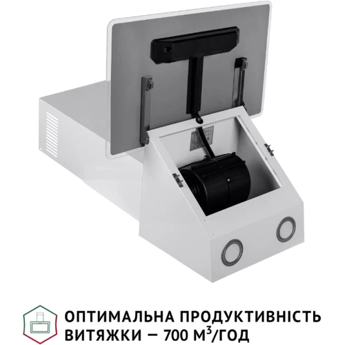 Вытяжка Perfelli VICCO 5HSR BIANCO: Материал корпуса металл / стекло
