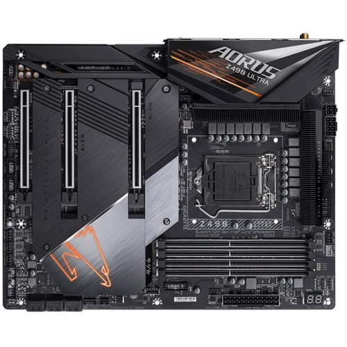 GIGABYTE Z490 AORUS ULTRA: Оперативная память 4xDDR4 5000 МГц, до 128 ГБ