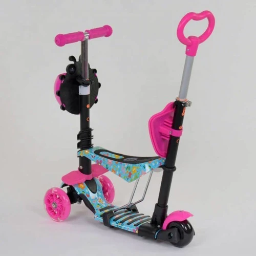 Самокат Best Scooter рожевий (26901): Матеріал коліс поліуретан