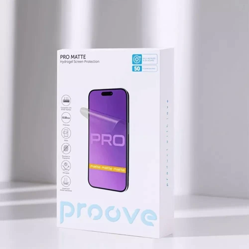Защитная пленка для iPhone Proove Hydrogel Screen Protection PRO Matte: Тип аксессуара гидрогелевая пленка