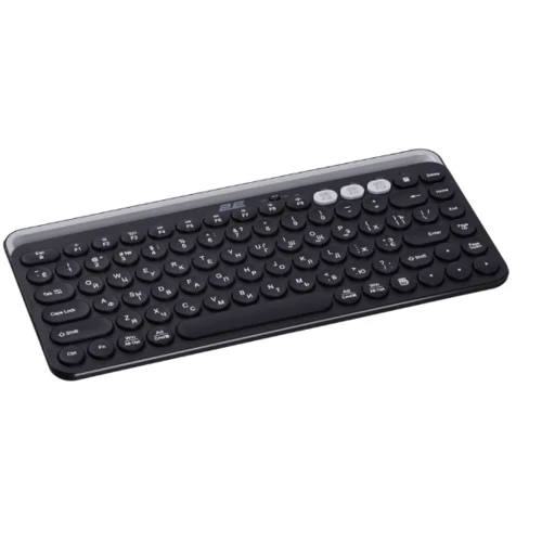 Клавиатура 2E KS250 Wireless/Bluetooth Black (2E-KS250WBK): Подключение беспроводное