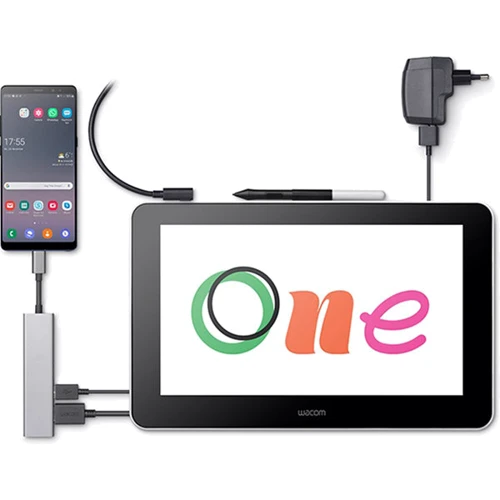 Графический планшет Wacom One 13 (DTC133W0B): Разрешение 2540 lpi